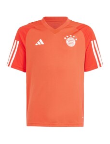 ADIDAS PERFORMANCE Функционална тениска 'FC Bayern München Tiro 23' червено / оранжево-червено / бяло