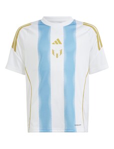 ADIDAS PERFORMANCE Функционална тениска 'Pitch 2 Street Messi' светлосиньо / злато / бяло