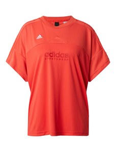 ADIDAS SPORTSWEAR Функционална тениска 'Tiro Loose' червено / тъмночервено / бяло