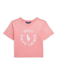 Polo Ralph Lauren Тениска светлорозово / бяло