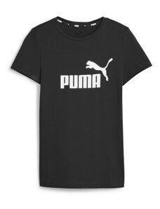 PUMA Тениска 'Essentials' черно / бяло