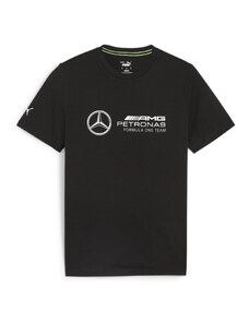 PUMA Тениска 'Mercedes-AMG Petronas ESS' черно / бяло