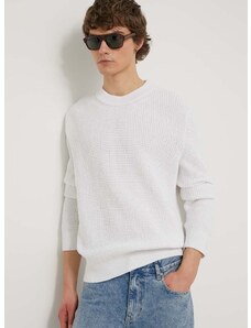 Пуловер HUGO мъжки в бяло 50510386