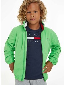 Детско яке Tommy Hilfiger в зелено