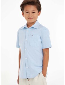 Детска риза Tommy Hilfiger в синьо