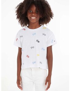Детска тениска Tommy Hilfiger в бяло