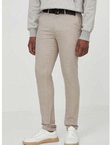 Панталон Calvin Klein в сиво със стандартна кройка K10K110979