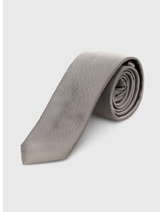 Копринена вратовръзка HUGO в сиво 50468199