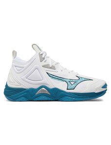 Обувки Mizuno Wave Momentum 3 Mid V1GA2317 White/Sailor Blue/Silver 21