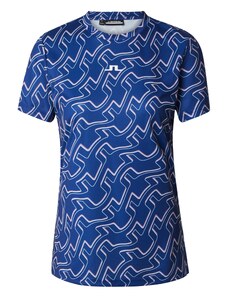 J.Lindeberg Функционална тениска 'Ada' синьо / нейви синьо / люляк / бяло