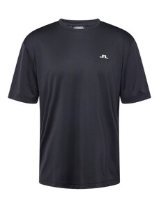 J.Lindeberg Функционална тениска 'Ade' черно / мръсно бяло