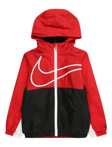 Nike Sportswear Преходно яке 'SWOOSH' червено / черно / бяло