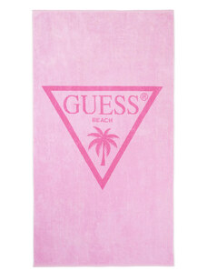 GUESS Кърпа Towel Beach Triangle E4GZ03SG00L pspk poster pink/rouge