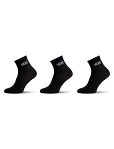 Комплект 3 чифта дълги чорапи дамски Vans Classic Half Crew Sock VN00073EBLK1 Black