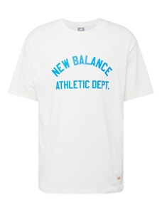 new balance Тениска лазурно синьо / бяло