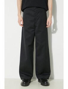 Панталон Carhartt WIP Brooker Pant в черно със стандартна кройка I032356.8901
