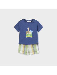 Бебешки комплект Mayoral за момче тениска и къси панталони