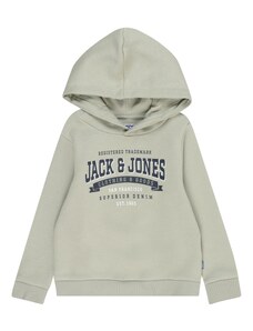 Jack & Jones Junior Суичър нощно синьо / пастелно зелено / бяло