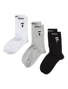 Karl Lagerfeld Къси чорапи 'Ikonik 2.0' черно