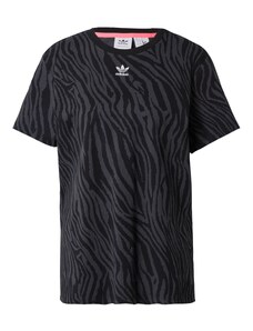 ADIDAS ORIGINALS Тениска 'Essential' камък / черно / бяло