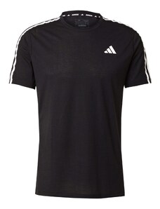 ADIDAS PERFORMANCE Функционална тениска 'Own The Run' черно / мръсно бяло