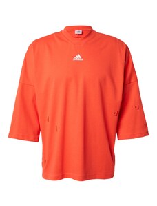 ADIDAS SPORTSWEAR Функционална тениска 'Embroidery Ice Hockey ' оранжево-червено