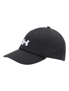 UNDER ARMOUR Спортна шапка 'Blitzing' черно / бяло