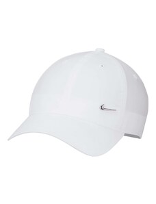 Nike Sportswear Шапка с козирка сребърно / бяло