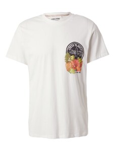BLEND Тениска светлозелено / оранжево / черно / бяло