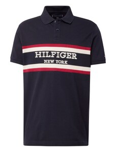 TOMMY HILFIGER Тениска нощно синьо / червено / бяло