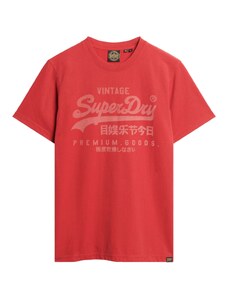 Superdry Тениска червено / бяло