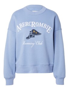 Abercrombie & Fitch Суичър нейви синьо / светлосиньо / бяло