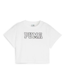 PUMA Тениска черно / сребърно / бяло