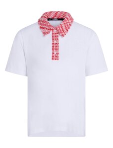 Karl Lagerfeld Тениска червен меланж / бяло