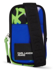 KARL LAGERFELD JEANS Чанта за кръста синьо / зелено / черно