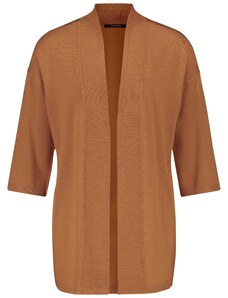 TAIFUN Плетена жилетка пуебло оранжево-кафяво