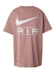 Nike Sportswear Свободна дамска риза 'Air' бледоморав / бяло