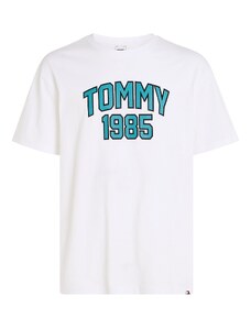 Tommy Jeans Тениска циан / черно / бяло