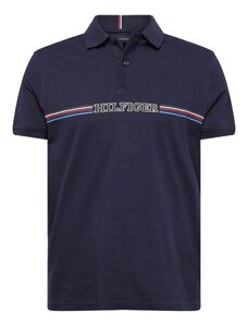 TOMMY HILFIGER Тениска нейви синьо / лазурно синьо / червено / бяло
