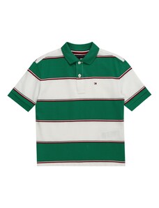 TOMMY HILFIGER Тениска зелено / червено / черно / бяло