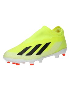 ADIDAS PERFORMANCE Футболни обувки 'X Crazyfast League' неоново жълто / черно / бяло
