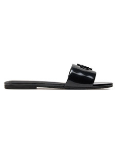 Чехли Calvin Klein Jeans Flat Sandal Slide Mg Met YW0YW01348 Black BEH
