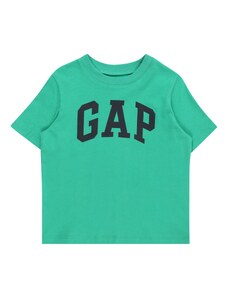 GAP Тениска нефритено зелено / черно