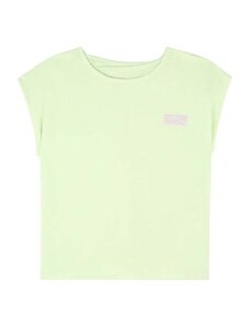 Scalpers Тениска пастелно зелено / бяло