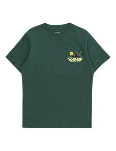 VANS Тениска 'SPACE CAMP SS' жълто / тъмнозелено / черно / бяло