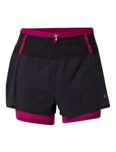 ASICS Спортен панталон 'Fujitrail' розово / черно