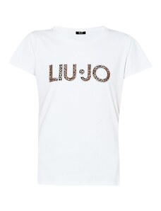 Liu Jo Тениска бежово / черно / бяло
