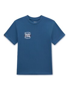 VANS Тениска 'SIXTY SIX' гълъбово синьо / светлосиньо / бордо / бяло