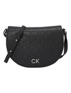 Calvin Klein Чанта с презрамки сиво / черно