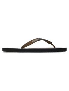Джапанки Calvin Klein Jeans Beach Sandal Glossy YM0YM00952 Black/Grey 0GM